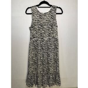 J.Crew Zebra Print lSleeveless Dress, Size 6
